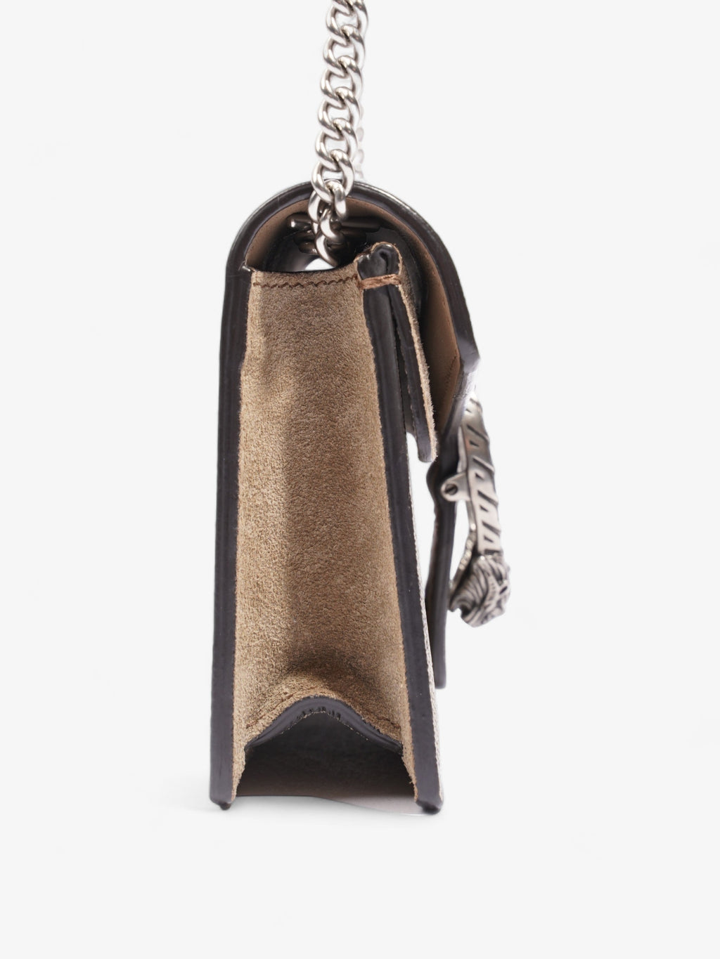 Gucci Super Mini Dionysus Beige And Ebony GG Supreme Coated Canvas
