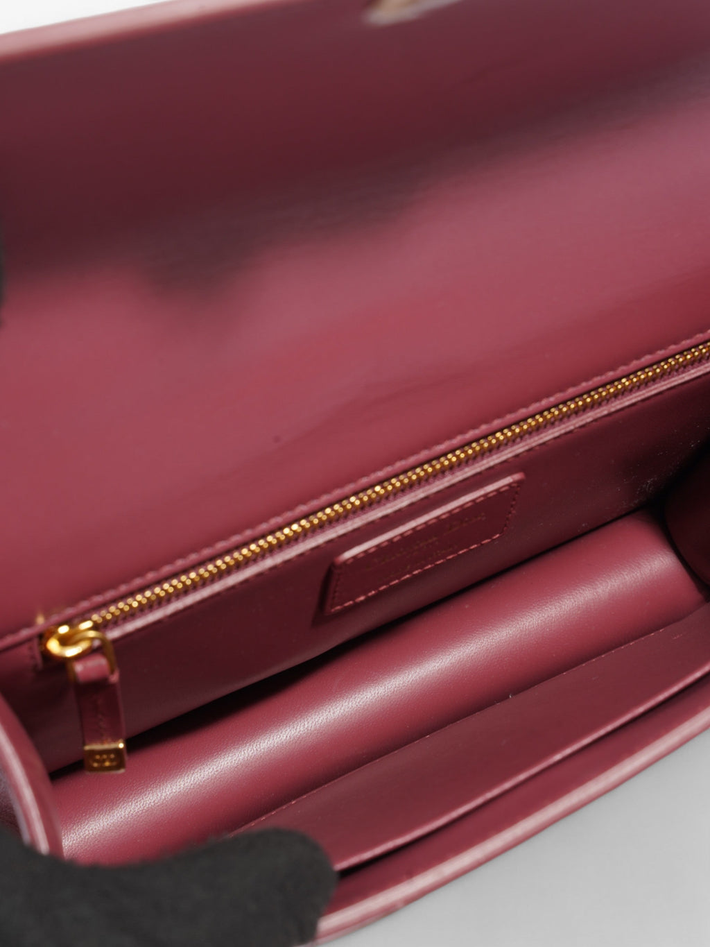 Christian Dior 30 Montaigne Dark Pink Calfskin Leather