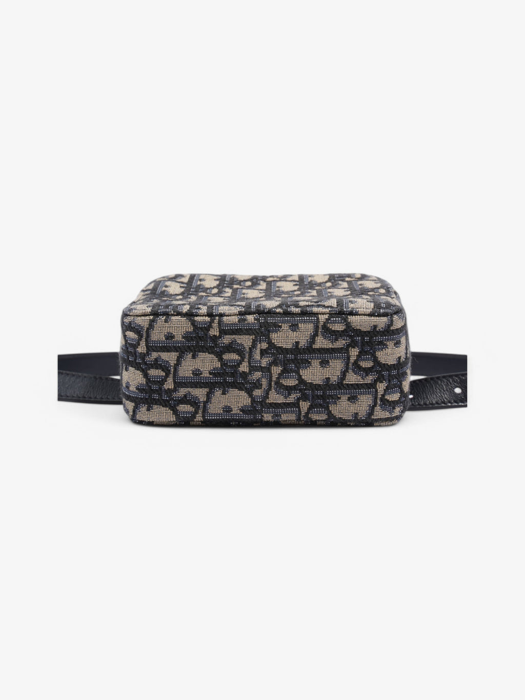 Christian Dior Trotter Belt Bag Blue Oblique Canvas Mini