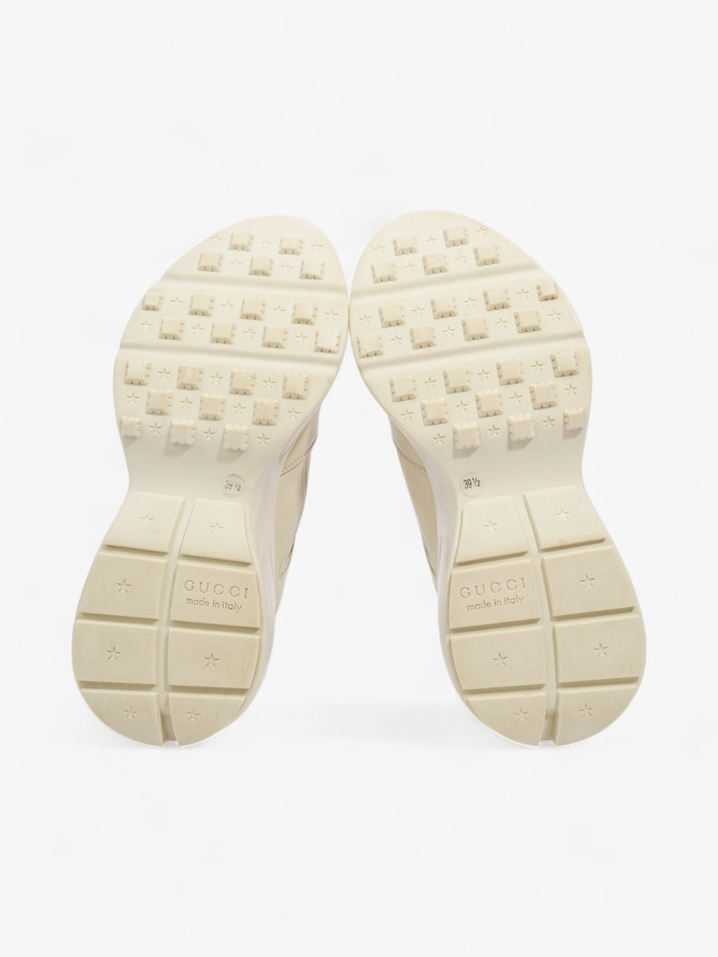 Gucci Rhyton Sneakers Cream / Red / Green Leather EU 39.5 UK 6.5