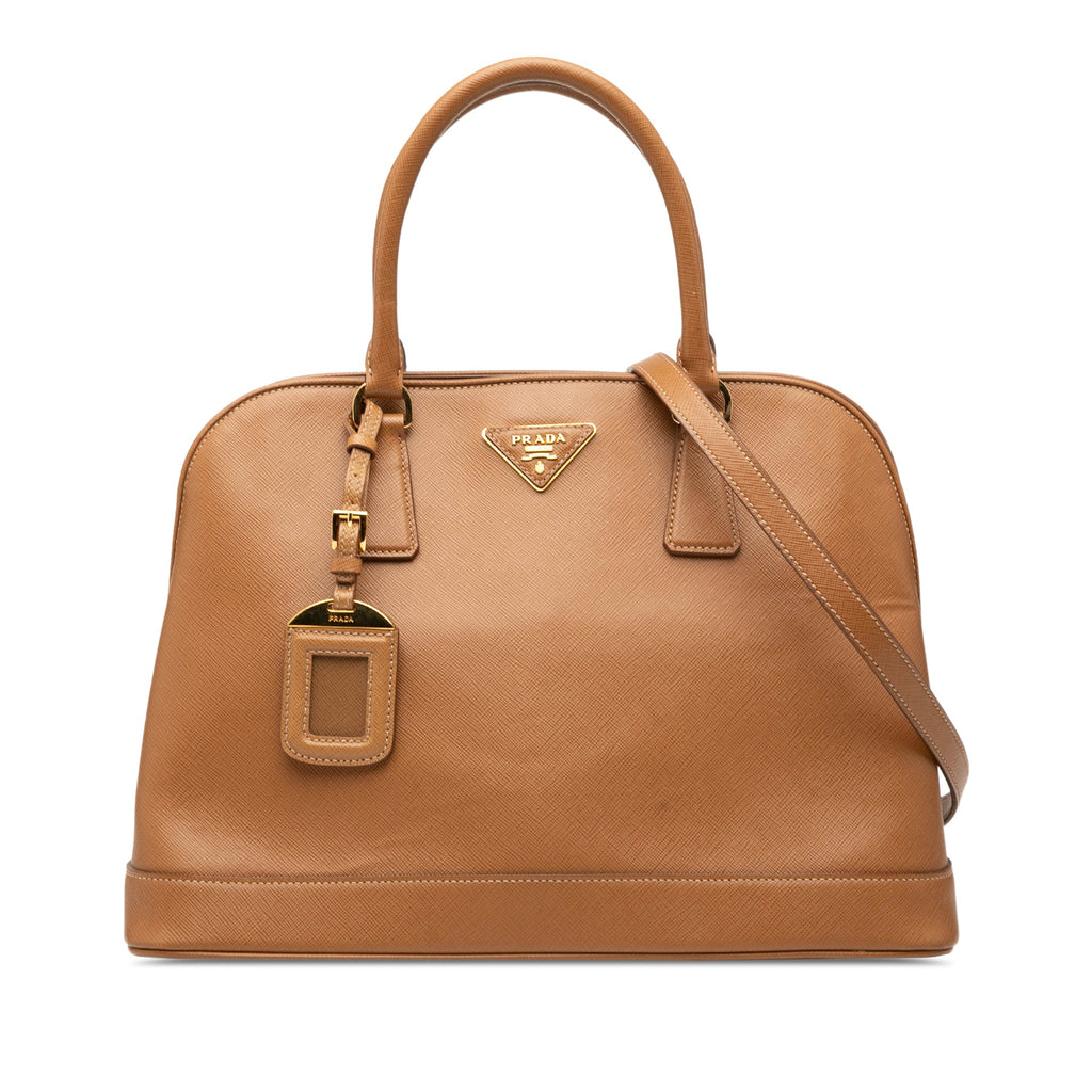 Open Promenade Bag Saffiano Leather Large