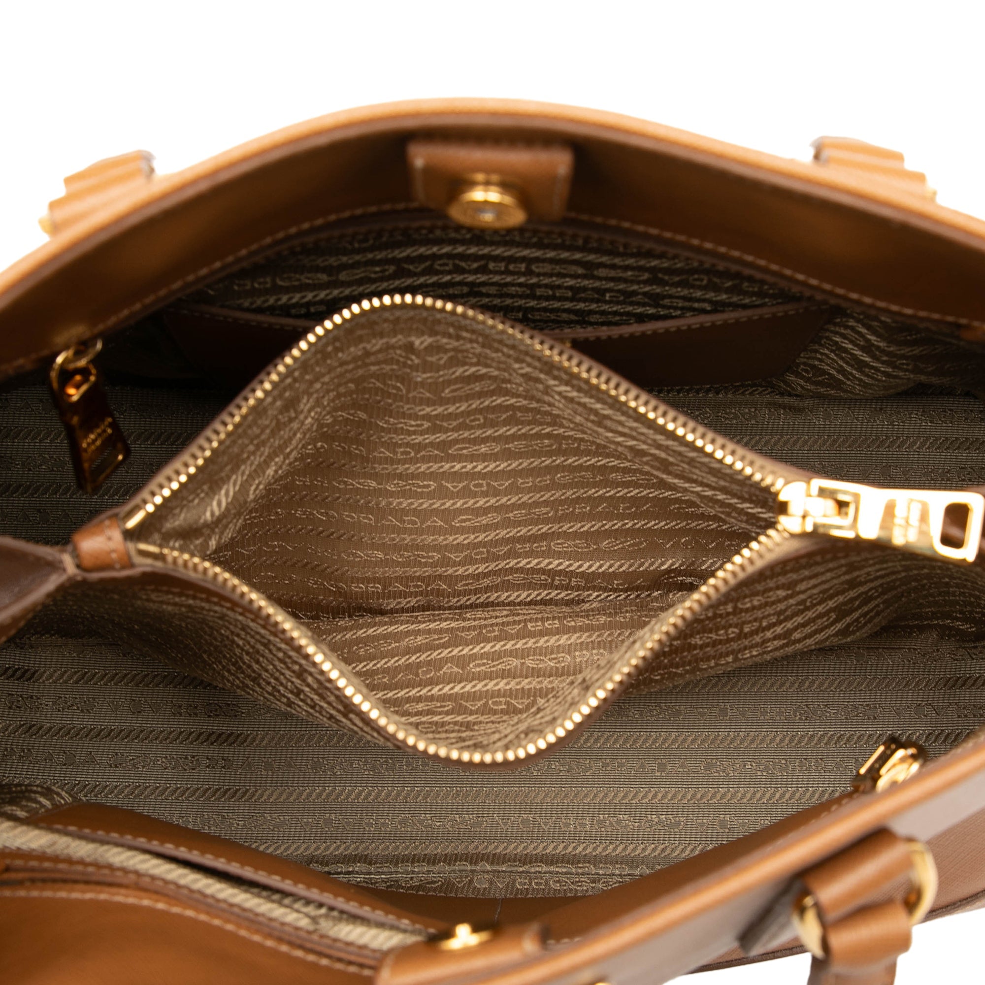 Open Promenade Bag Saffiano Leather Large