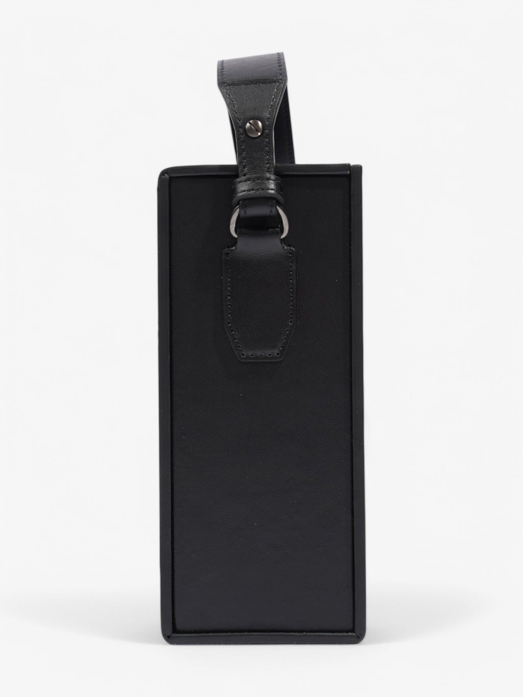 Fendi Box Vertical Messenger Black Calfskin Leather