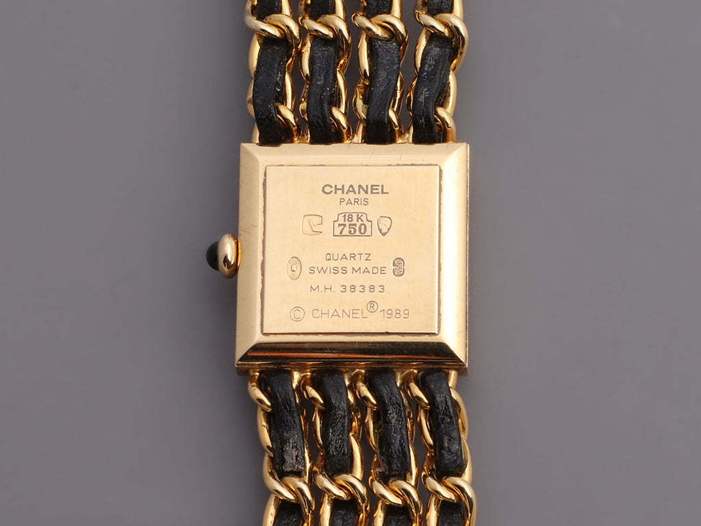 Chanel Vintage 18K Yellow Gold Mademoiselle Watch 23mm
