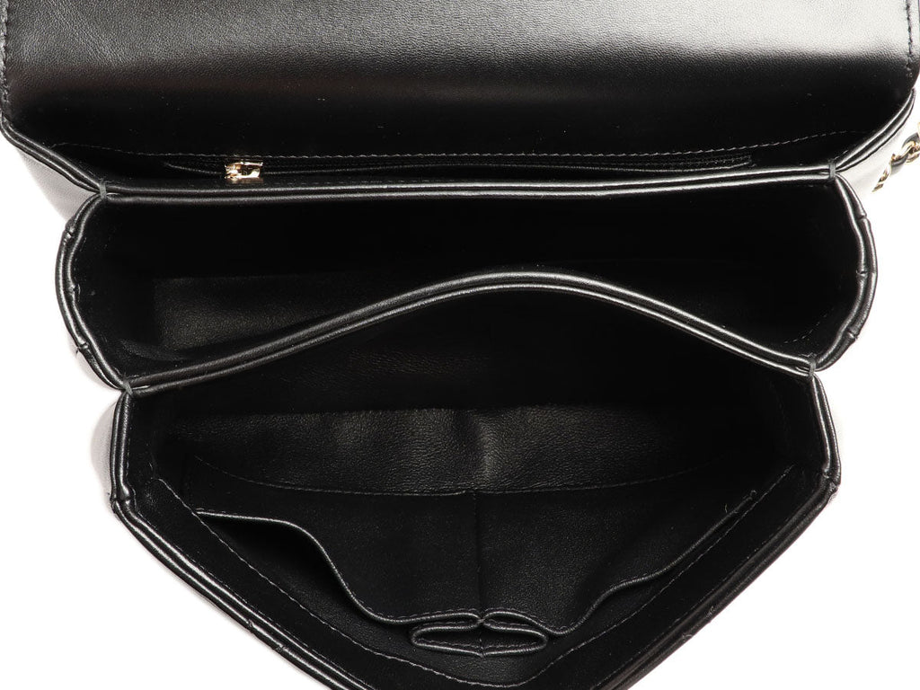Chanel Medium Black Quilted Lambskin Trendy CC Flap