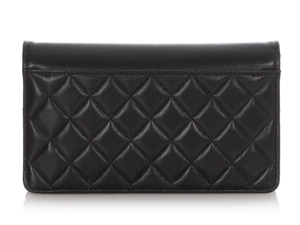 Chanel Black Lambskin Wallet On Chain WOC