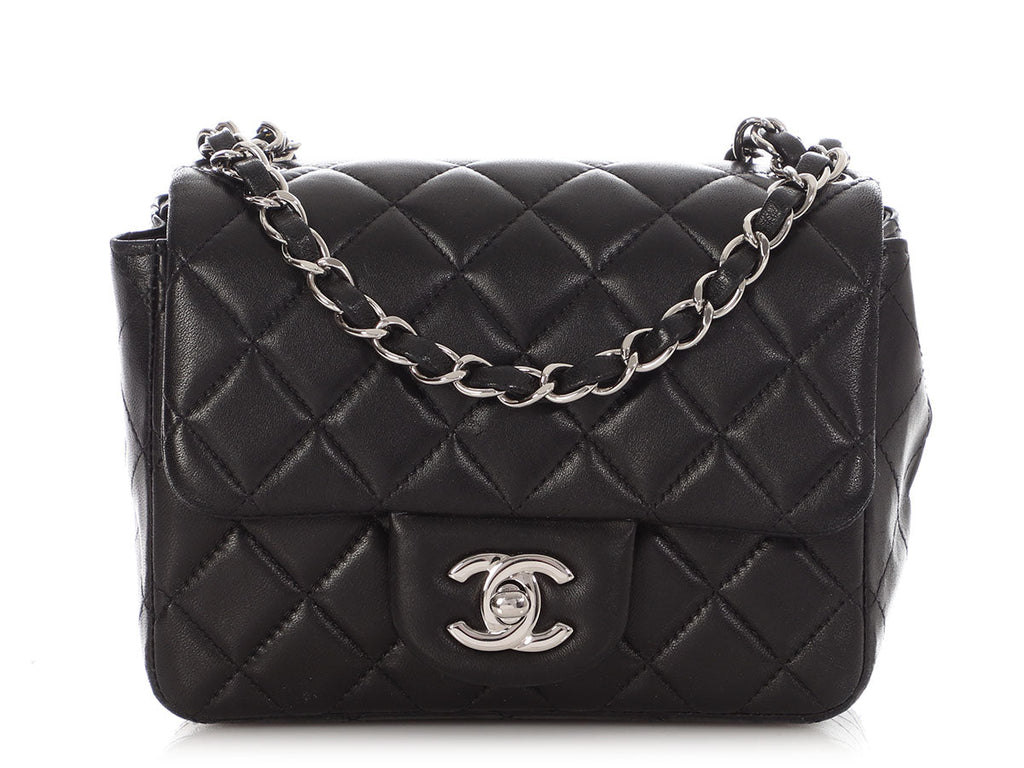Chanel Mini Black Quilted Lambskin Classic