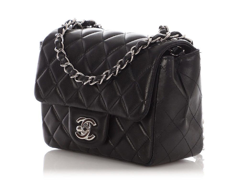 Chanel Mini Black Quilted Lambskin Classic