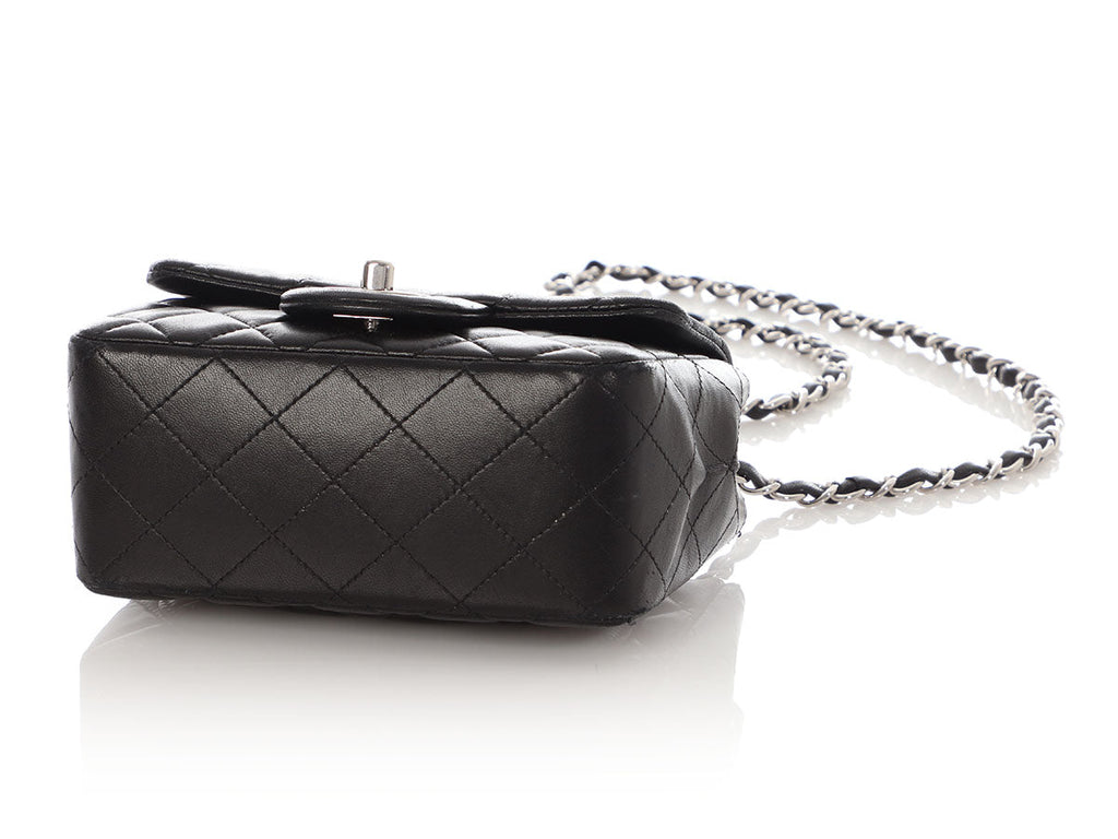 Chanel Mini Black Quilted Lambskin Classic