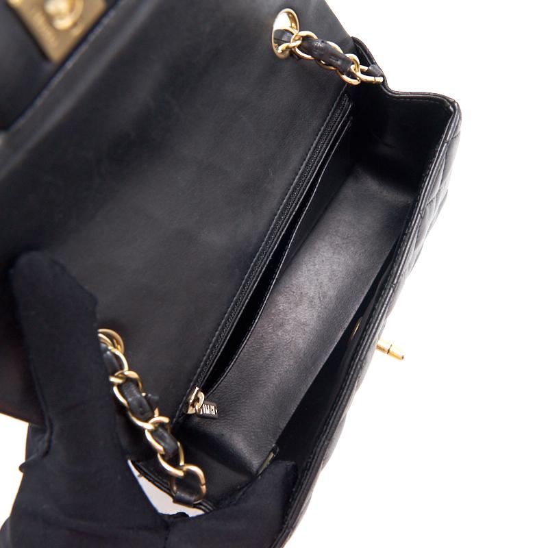 Chanel Lambskin Rectangular Mini Flap Bag