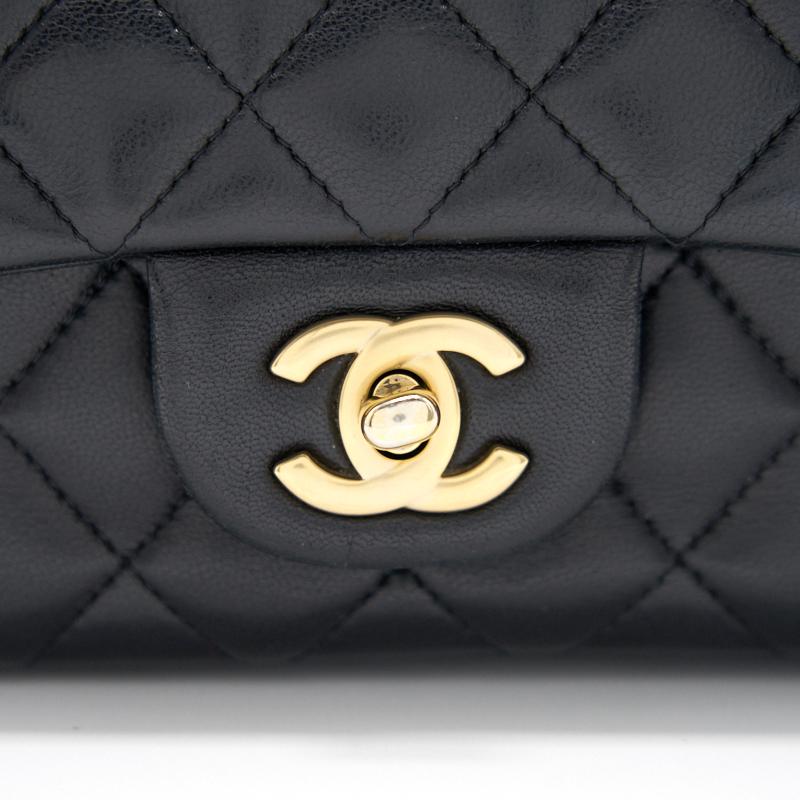 Chanel Lambskin Rectangular Mini Flap Bag