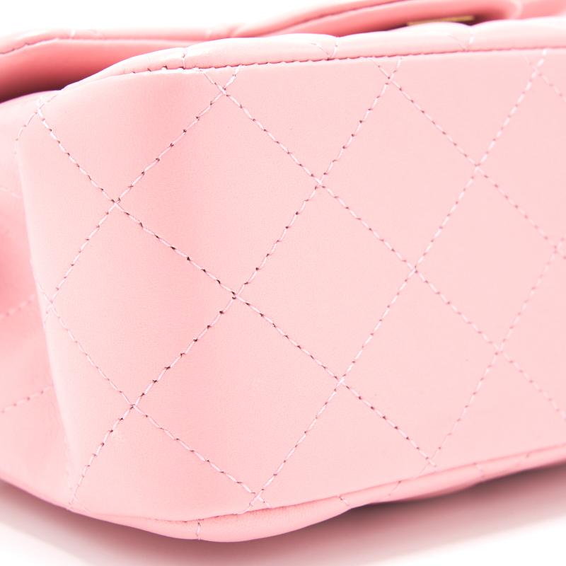 Chanel Lambskin Mini Square Flap Bag