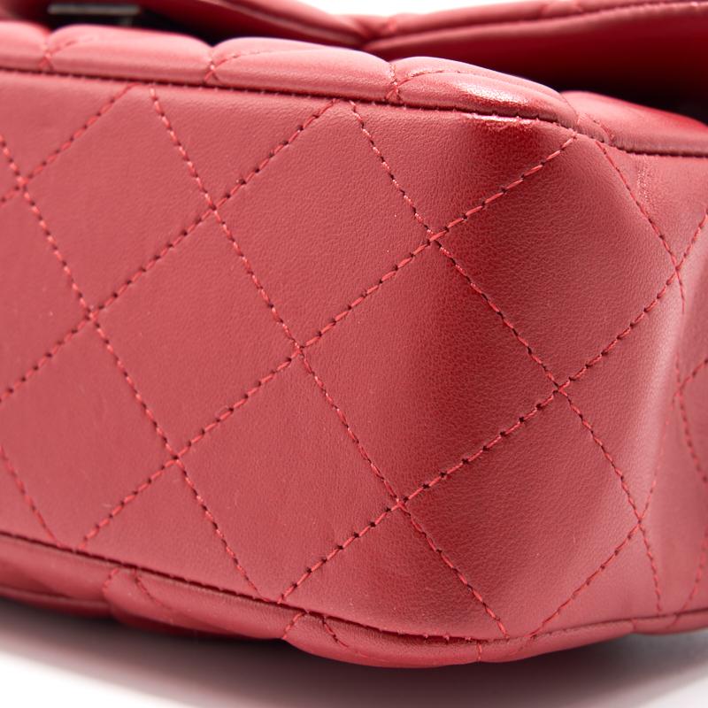 Chanel Lambskin Rectangular Mini Flap Bag