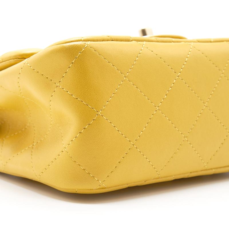 Chanel Lambskin Mini Square Flap Bag