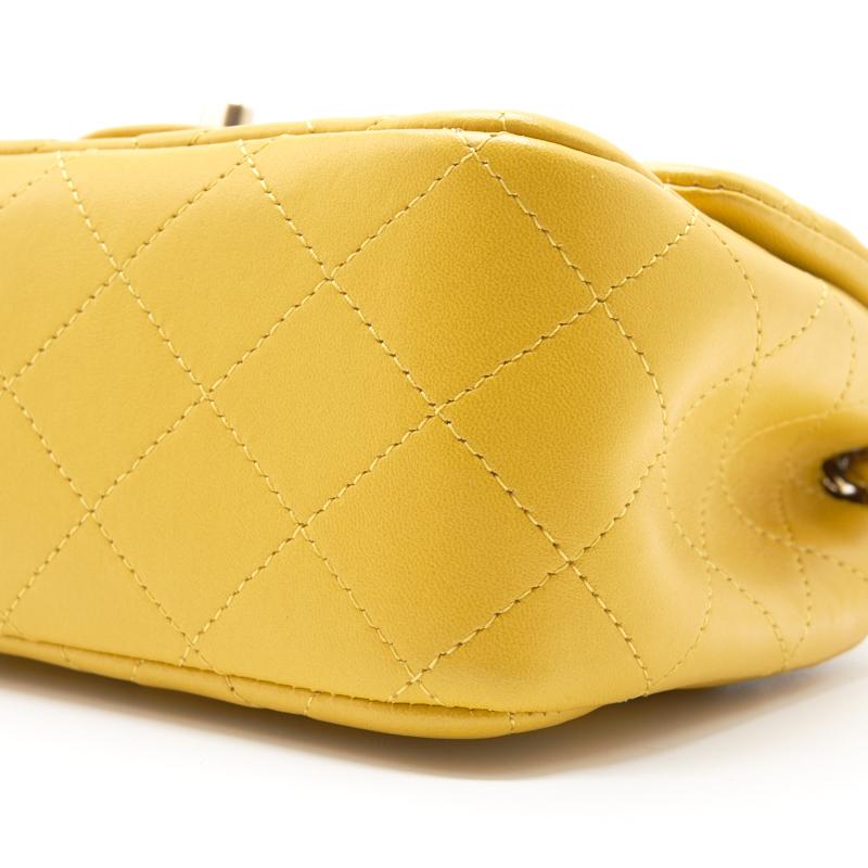 Chanel Lambskin Mini Square Flap Bag