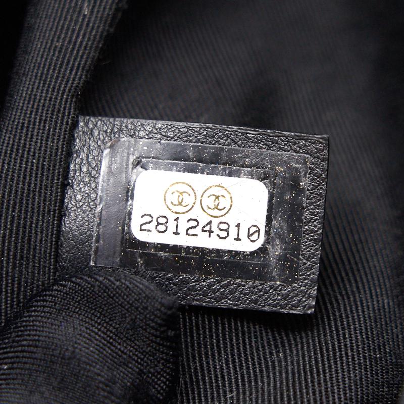 Chanel’s Medium Gabrielle Hobo Bag Crocodile Embossed Calfskin Black