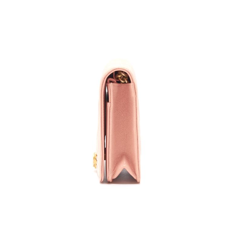 Chanel Boy Chanel Wallet on Chain cavier Pink with