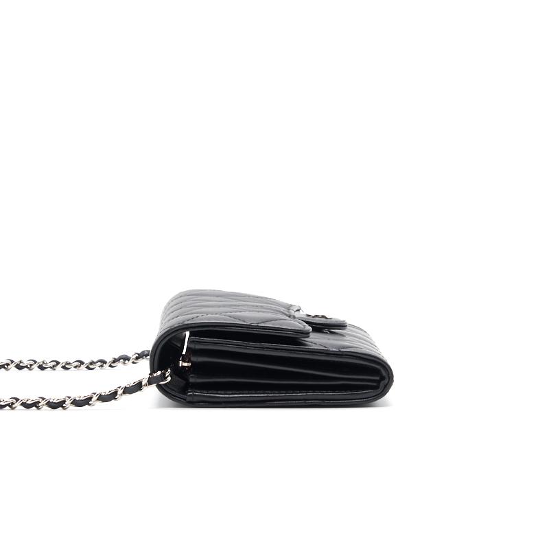 Chanel Mini Lambskin WOC Black