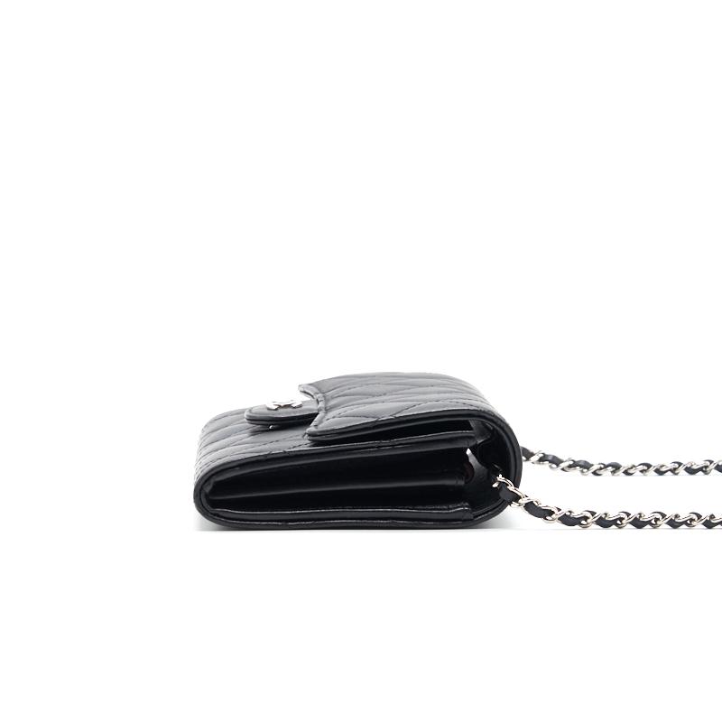 Chanel Mini Lambskin WOC Black