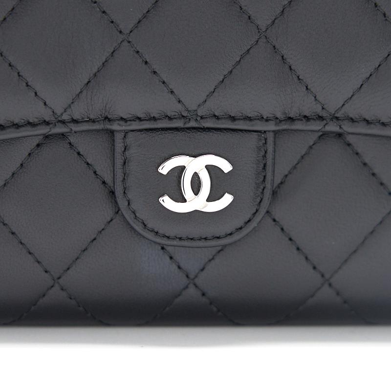 Chanel Mini Lambskin WOC Black