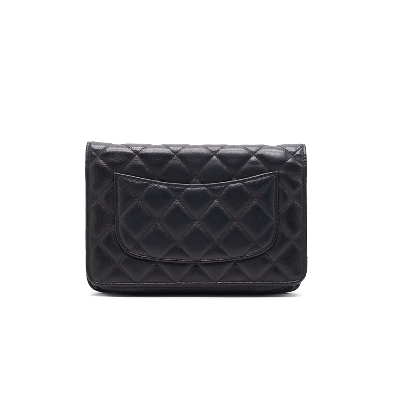 Chanel Wallet on Chain Calfskin Black with