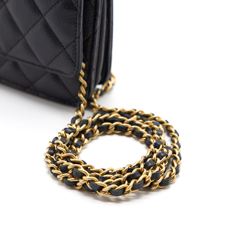 Chanel Wallet on Chain Calfskin Black with
