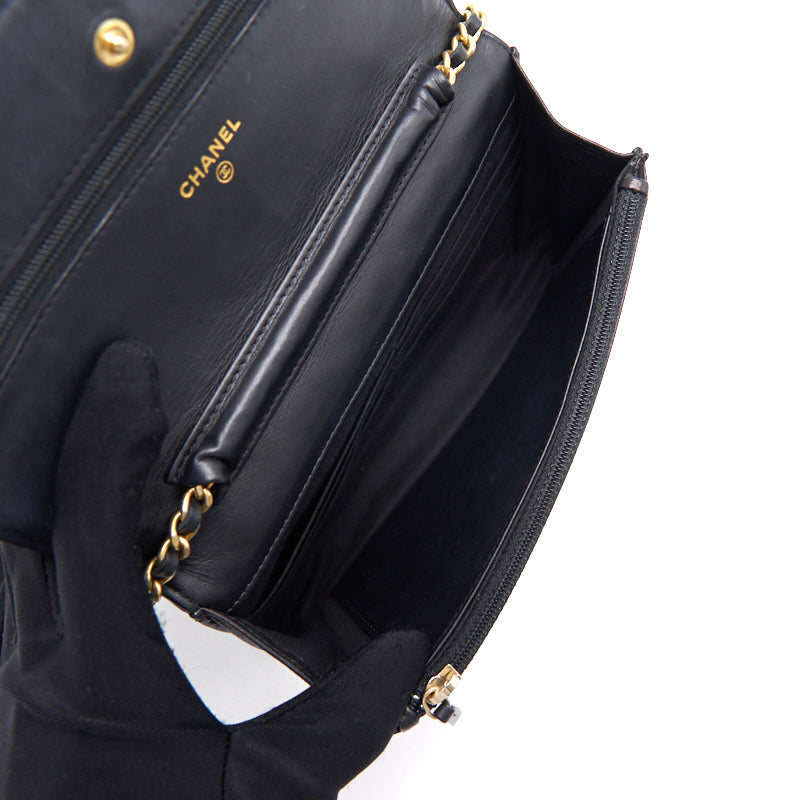 Chanel Wallet on Chain Calfskin Black with