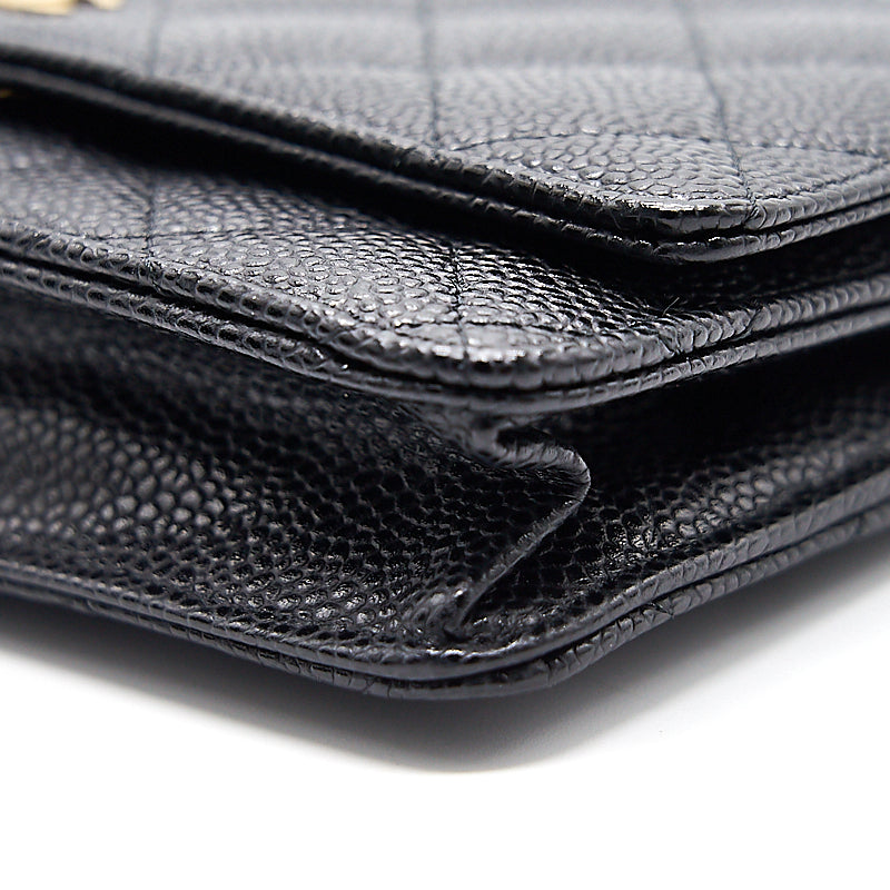 Chanel Wallet on Chain Cavier Black with