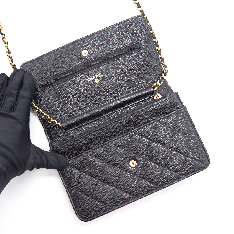 Chanel Wallet on Chain Cavier Black with