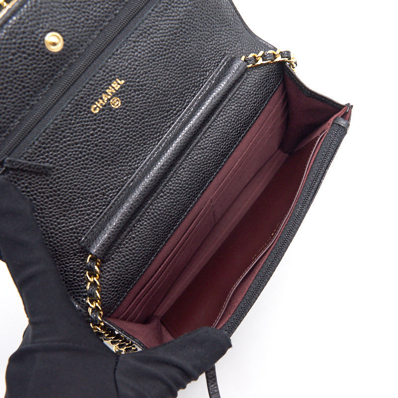 Chanel Wallet on Chain Cavier Black with