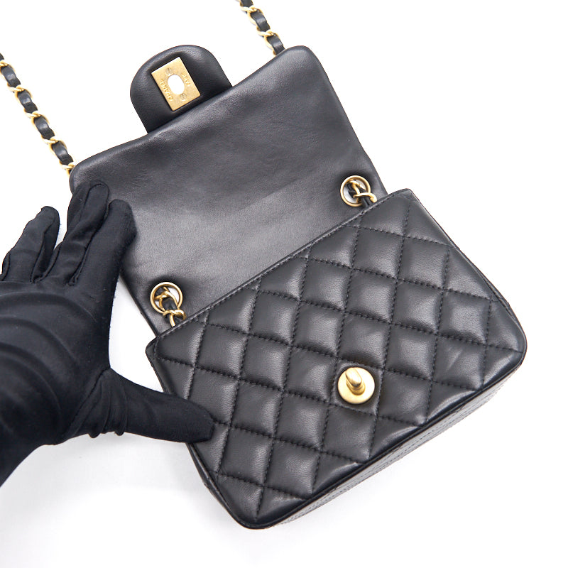 Chanel Lambskin Mini Square Flap Bag serial27