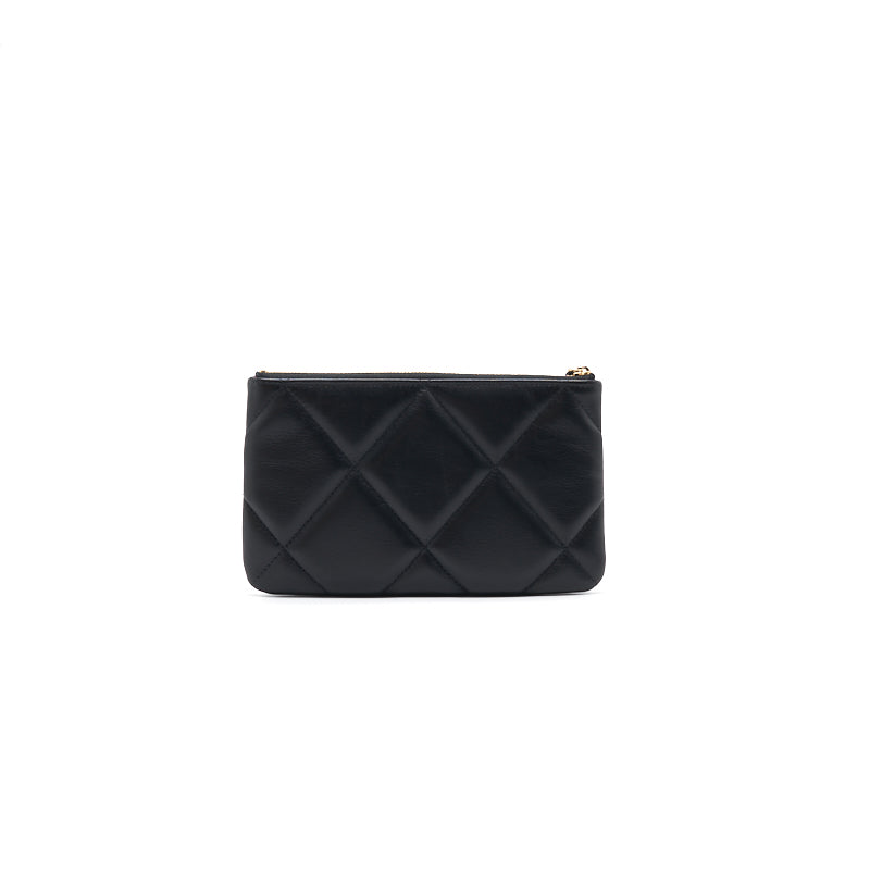 Chanel 19 Small Pouch Black