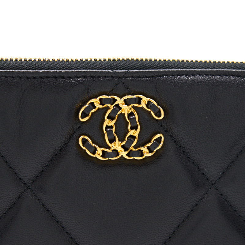 Chanel 19 Small Pouch Black