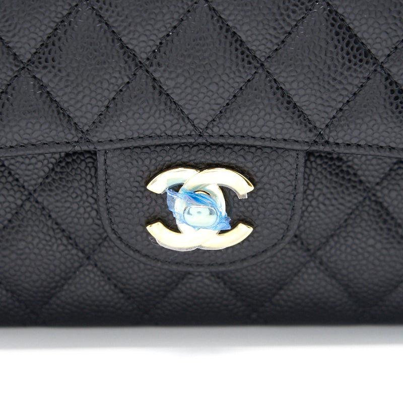 Chanel Medium 25cm Classical Double Flap Caviar Black