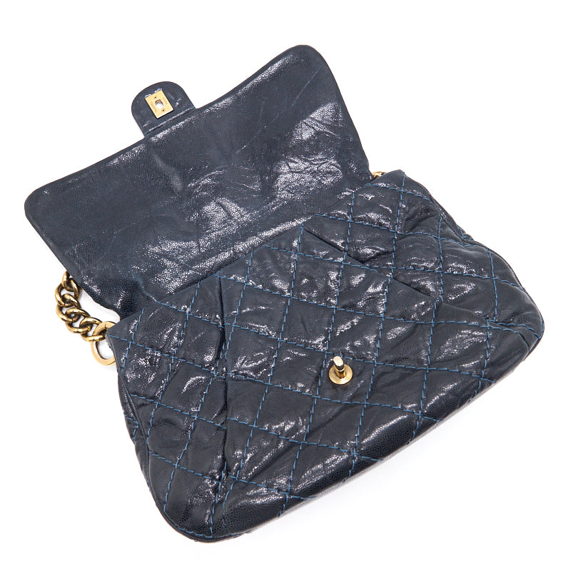 Chanel Caviar Large Flap Bag Navy with