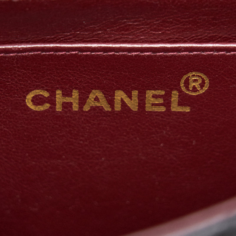 Chanel Medium Diana Bag black with 24K
