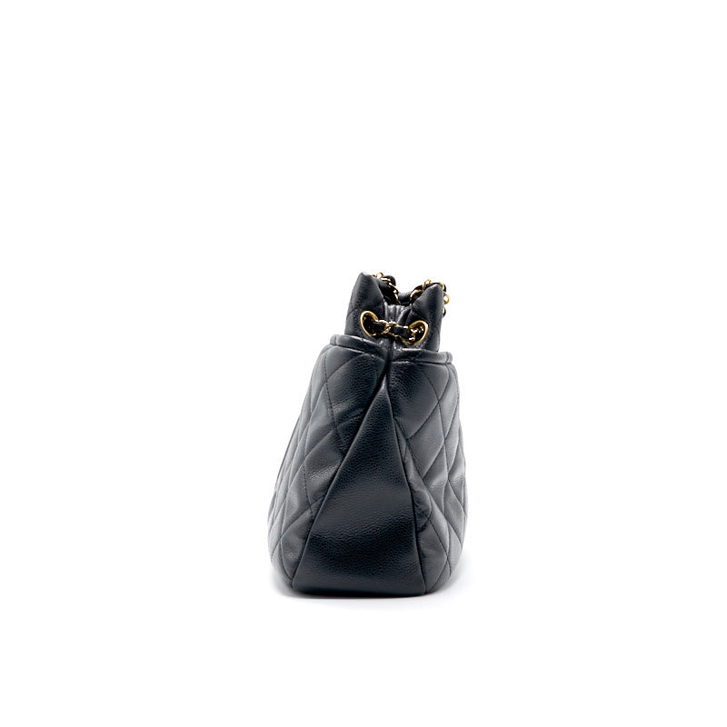 Chanel Large Black Quilted Leather CC Timeless Tote