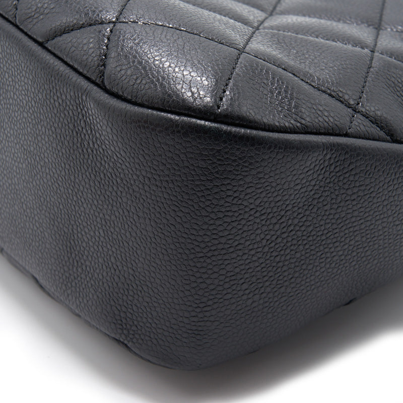 Chanel Large Black Quilted Leather CC Timeless Tote