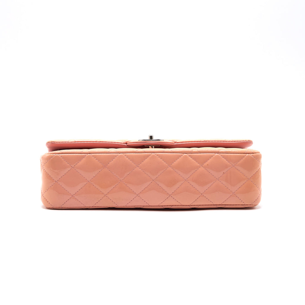 Chanel Pink Quilted Leather Medium Vintage Classic Double Flap Bag