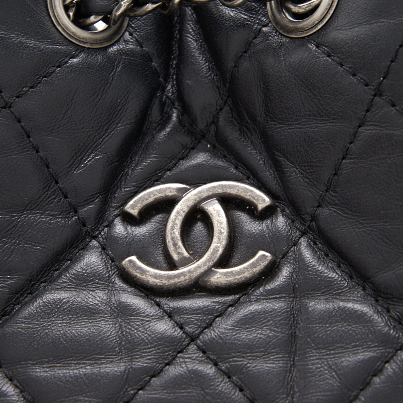 Chanel Gabrielle Backpack in Aged Calfskin Quilted Leather