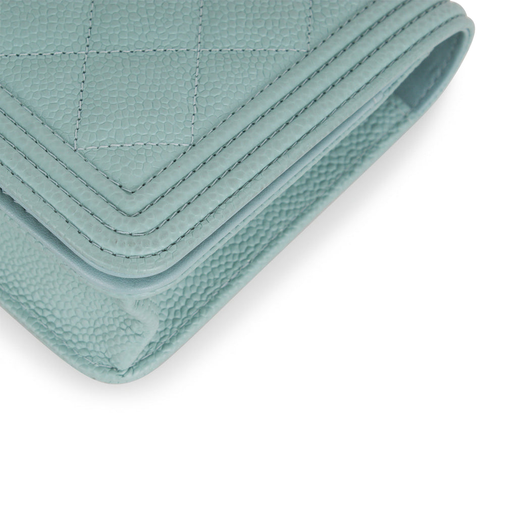 Chanel Boy WOC - Tiffany Blue Caviar