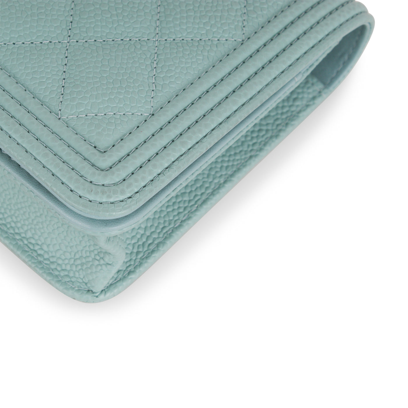 Chanel Boy WOC - Tiffany Blue Caviar