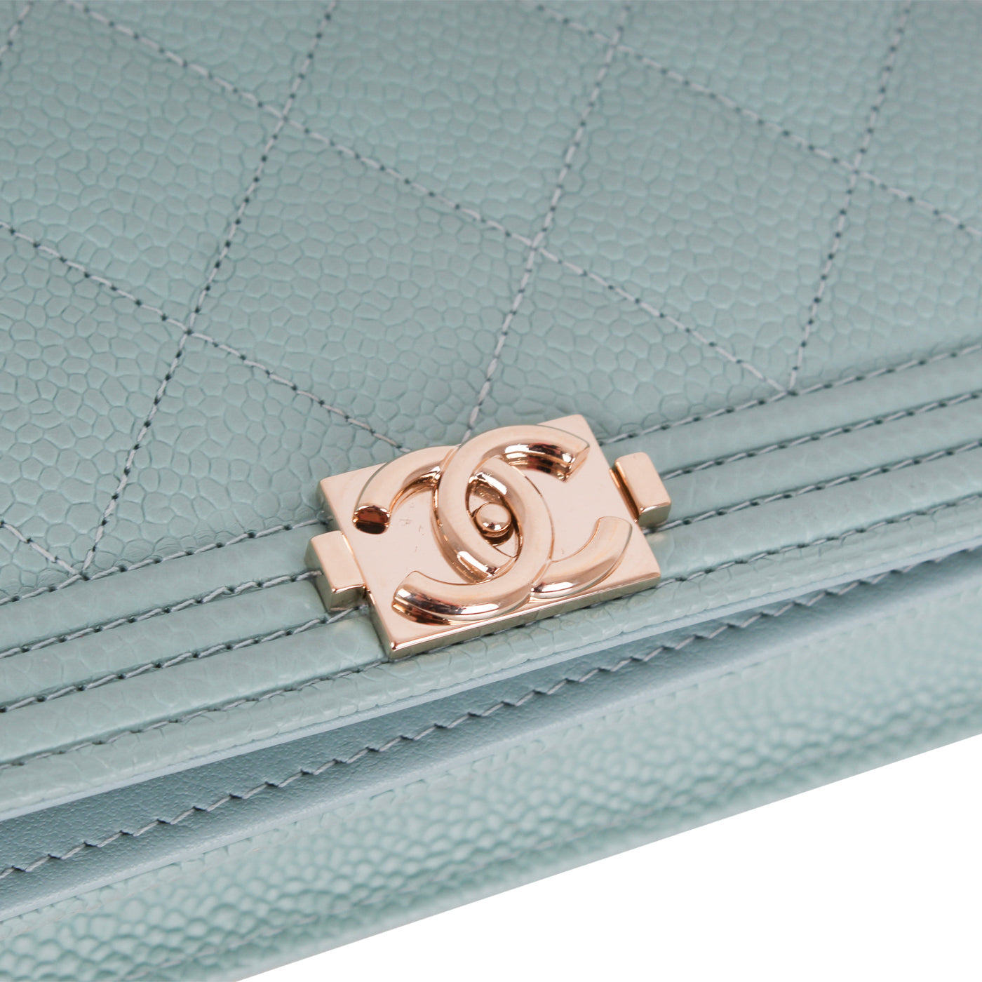 Chanel Boy WOC - Tiffany Blue Caviar