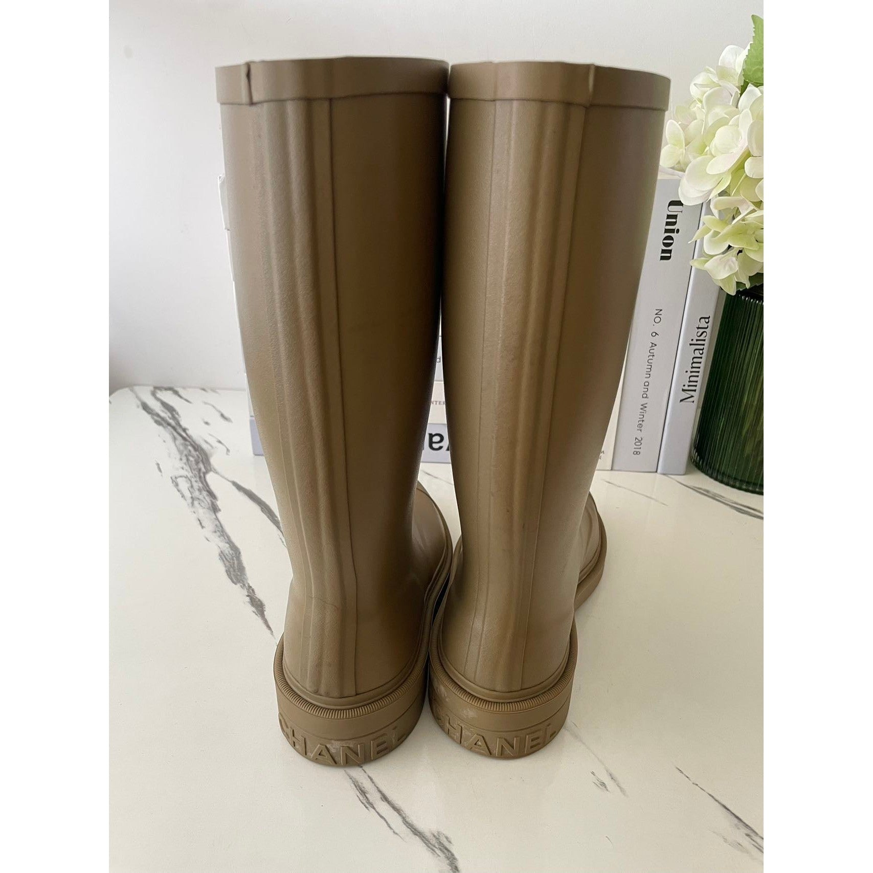 Chanel Rainy Boots
