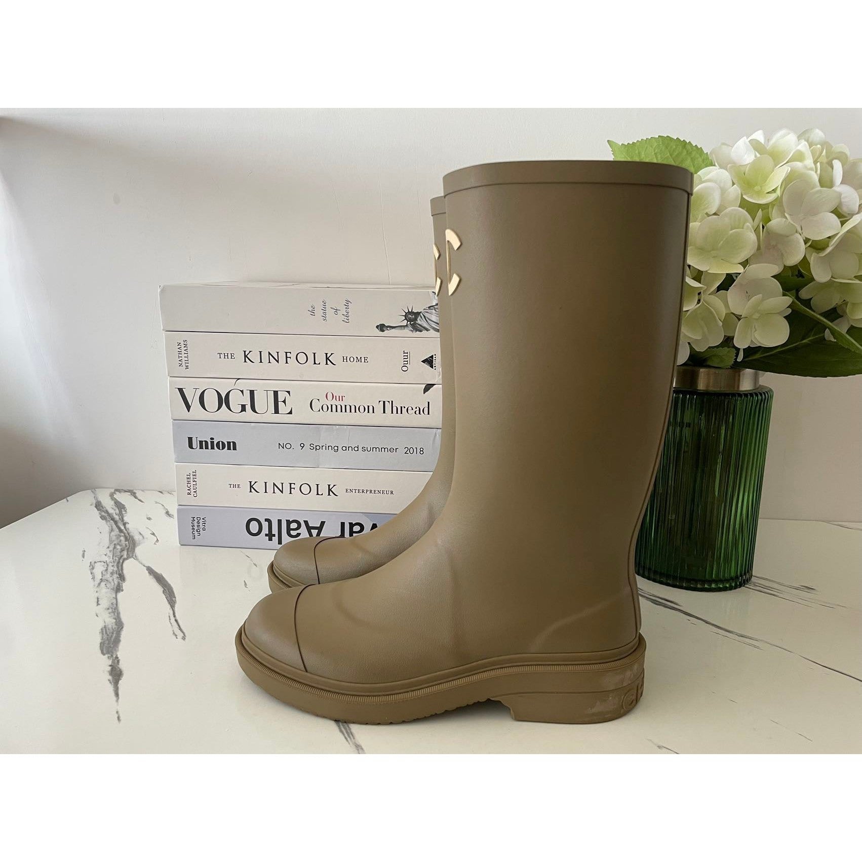 Chanel Rainy Boots