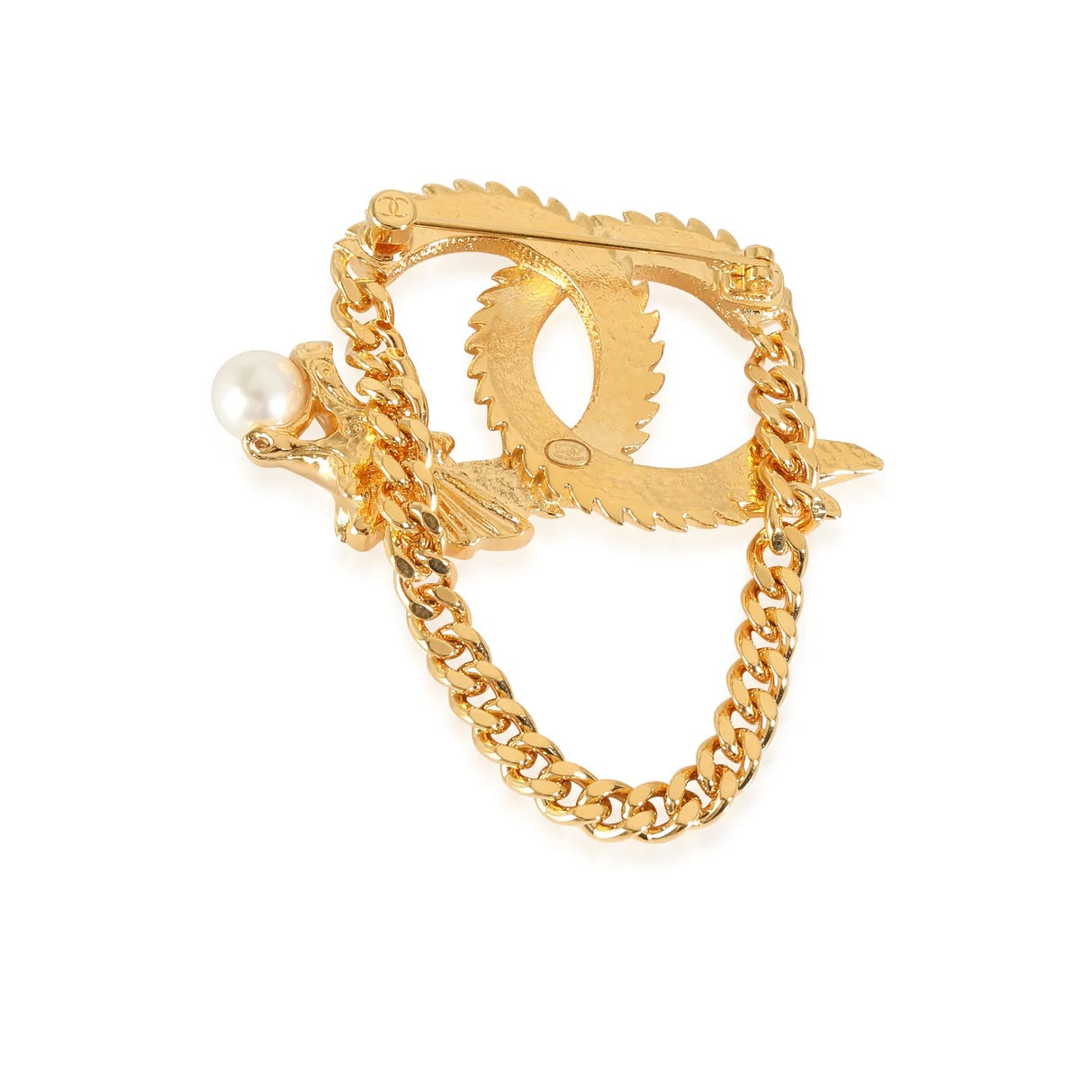 CHANEL CC LOGO LUNAR NEW YEAR DRAGON BROOCH