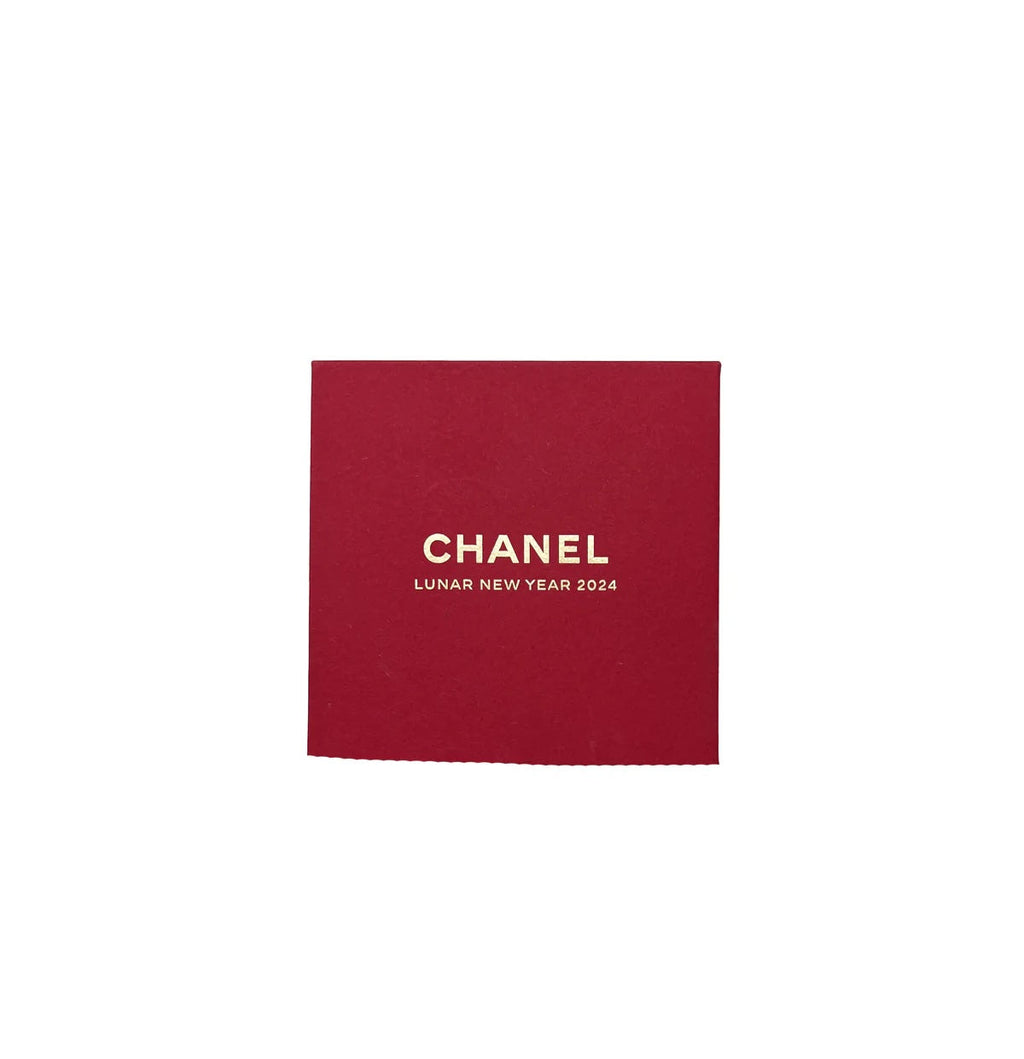 CHANEL CC LOGO LUNAR NEW YEAR DRAGON BROOCH