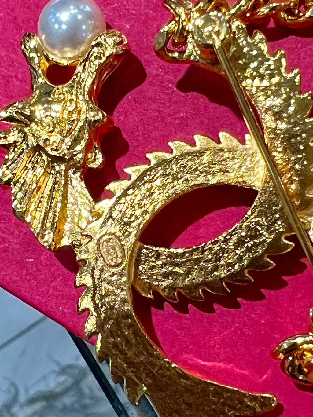 CHANEL CC LOGO LUNAR NEW YEAR DRAGON BROOCH