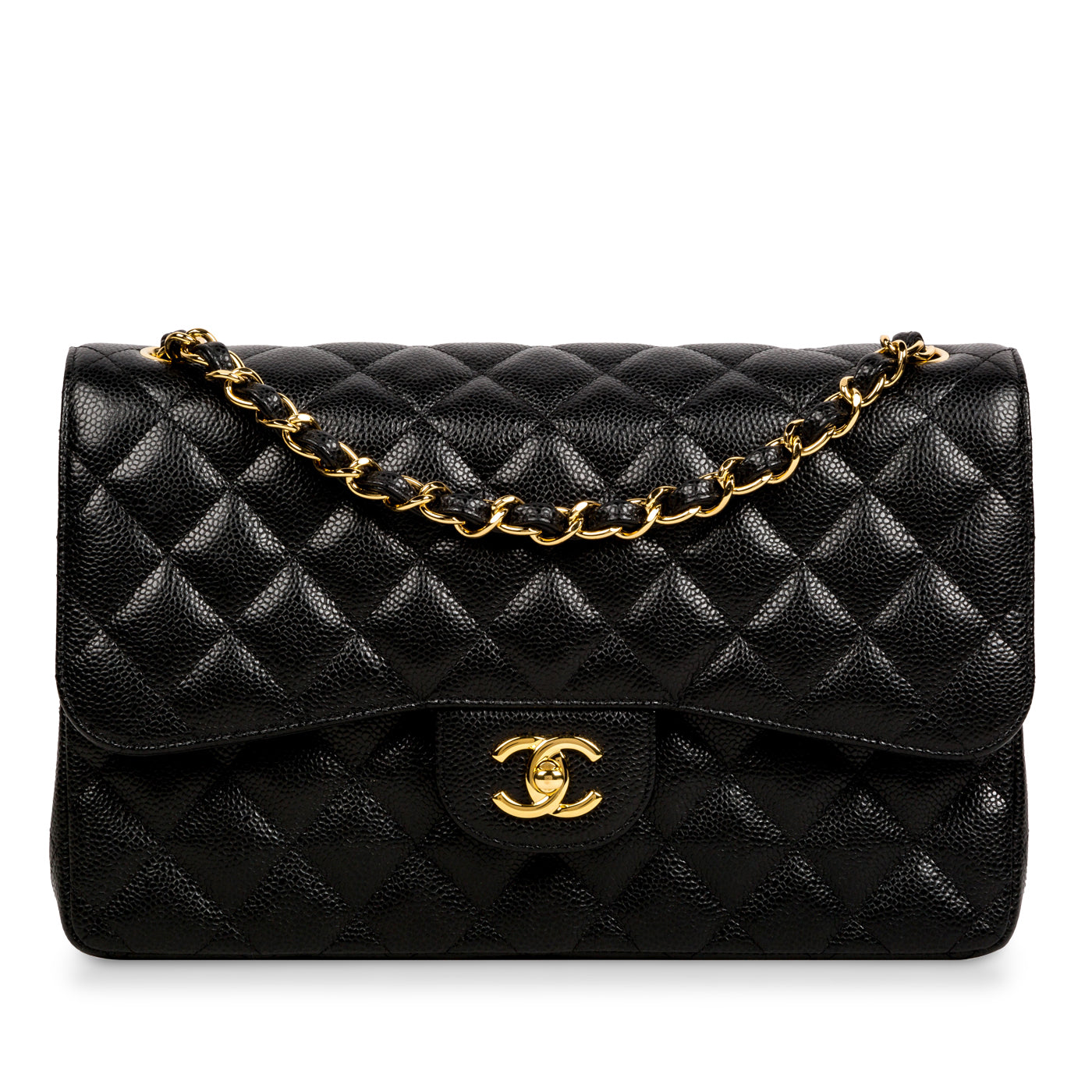 Chanel Classic Flap Bag - Jumbo - Caviar