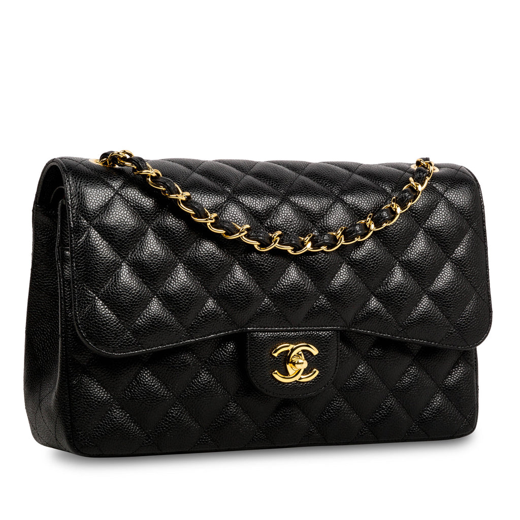Chanel Classic Flap Bag - Jumbo - Caviar